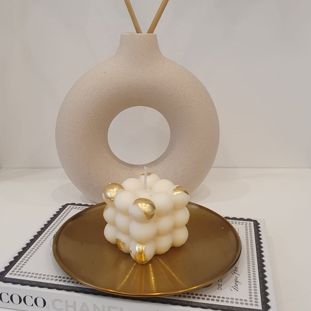 bubble-cube-kerze-goldpieces-candle-vegan-handmade-gold